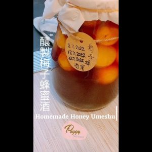 釀製梅子蜂蜜酒 I Homemade Honey Umeshu (Honey Plum Wine) I #shorts