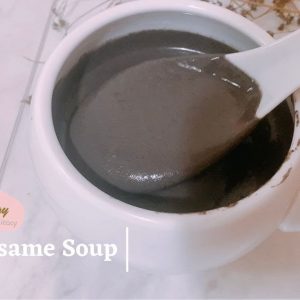 黑芝麻糊 I Black Sesame Soup。Thermomix