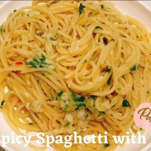 香蒜辣意粉。美善品 I Spicy Spaghetti with Garlic。Thermomix